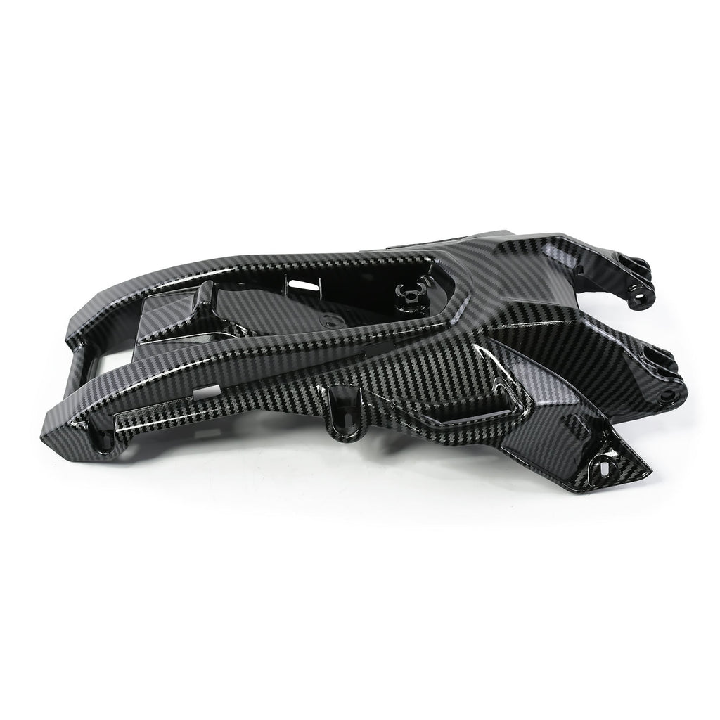 Surron Ultra Bee carbon fiber battery compartment.
