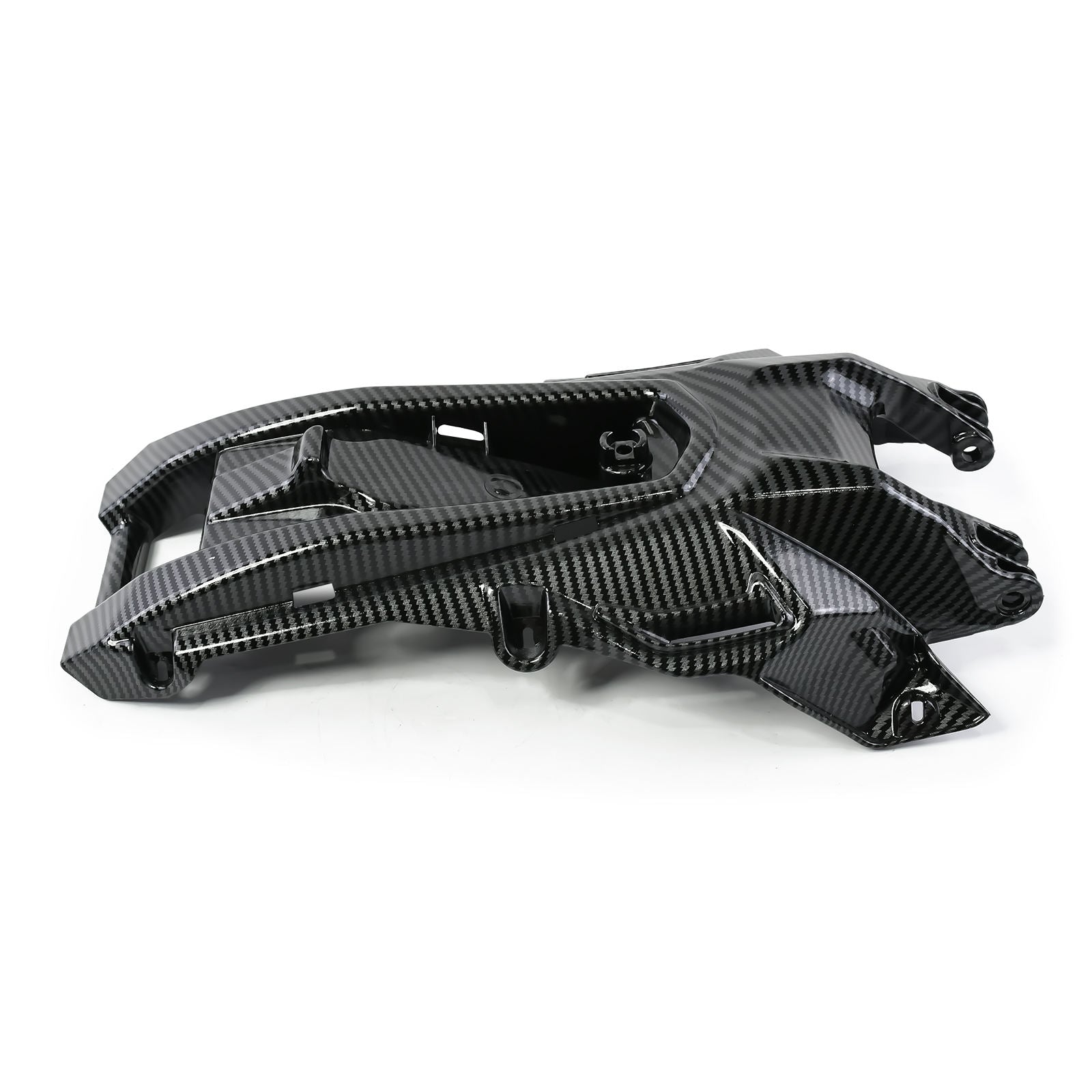 Surron Ultra Bee carbon fiber battery compartment.